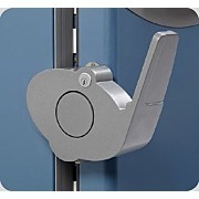 符合人体工程学的单手门把手与钥匙锁