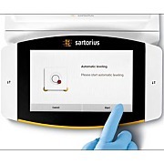 Sartorius Cubis II天平的自动电动调平，以获得准确的结果
