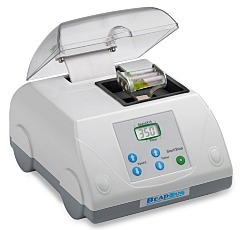 BeadBug 24 Microtube Homogenizer by Benchmark Scientific shown with open lid