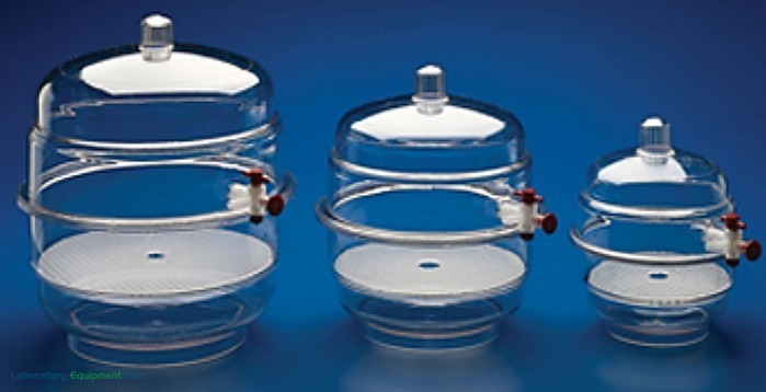 BEL-ART Vacuum Desiccator Clear Space Saver Group