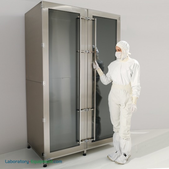 300系列大型不锈钢干燥柜带双门和支架