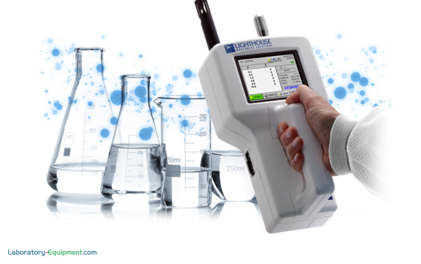 灯塔手持机载粒子计数器由LWS