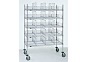 Stainless Steel Garment Storage Rack with Super Erecta Shelves