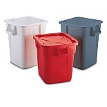 Rubbermaid生产的BRUTE®方形容器和配件