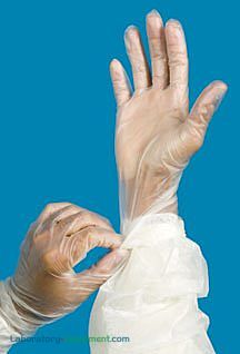 Cleanroom disposable gloves are suitable for lab applications and strict cleanliness requirements | 5605-30 displayed