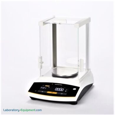 Models with a weighing capacity from 60g to 220g and a 0.1mg readability feature a draft shield, isoCAL, LED touch display and 12 built-in applications