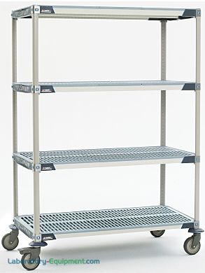 Microban antimicrobial protection built into shelves and touch points provide premium advanced polymer storage system ideal for chemical storage | 1403-02 displayed