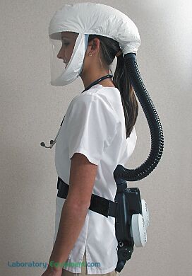 呼吸器套件显示与头罩。| 2821 - 00显示