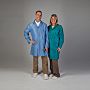 Uniform Technology long labcoats are offered in Gray, White and NASA Blue | 4954-06A displayed