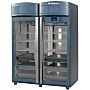 iSeries 4-Door Pass-Thru Pharmacy Refrigerator by Helmer Scientific with a 58 cu. ft. capacity, 6 drawers and 6 shelves for use in medical and scientific labs. | 6707-12 displayed