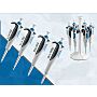 Starter kit NextPette Precision Pipettes Micro Set by Accuris包括四个机械单通道移液器和一个旋转支架| 2808-30显示