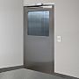 Left hand reverse stainless steel door with full view tempered glass window | 1999-87A-L displayed