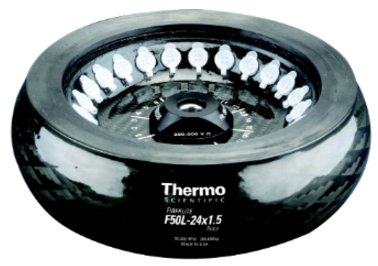 Thermo Scientific固定角离心机转子。